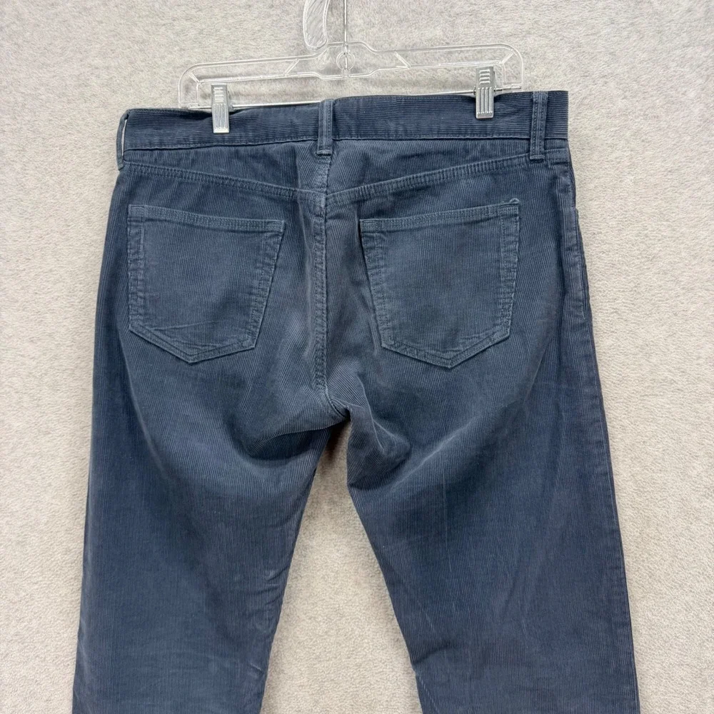 Banana Republic Corduroy Pants Mens 33x34 Blue Pima Cotton Cords Distressed‎